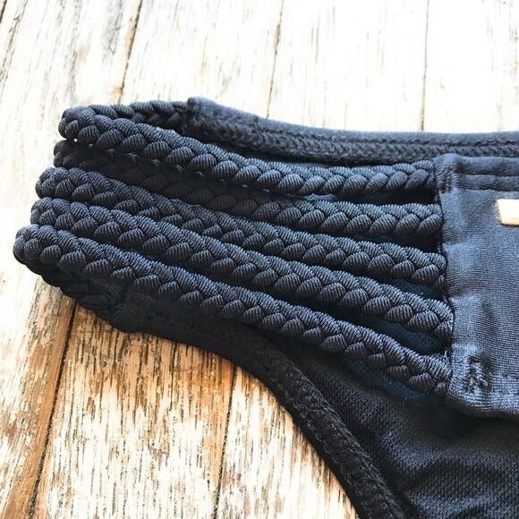 Luli Fama Bikini Bottom With Braiding‎ as is - Picture 3 of 6